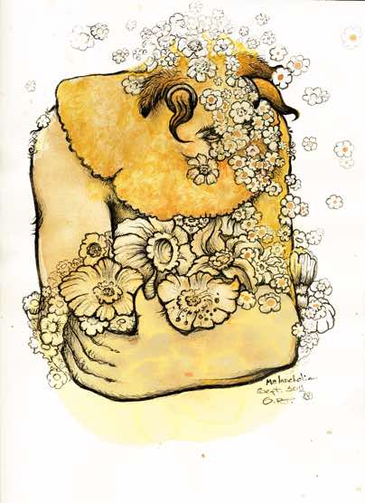 2011, Ink & Watercolor on Paper, 11.5 x 8.5 in, SOLD